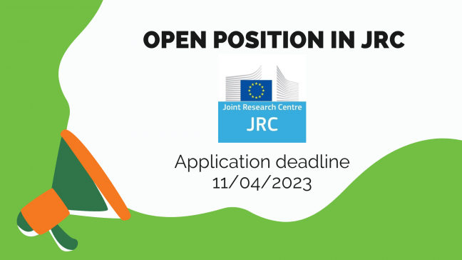 Open position at JRC, Italy