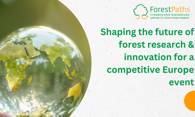Shaping the future of forest research & innovation for a competitive Europe event