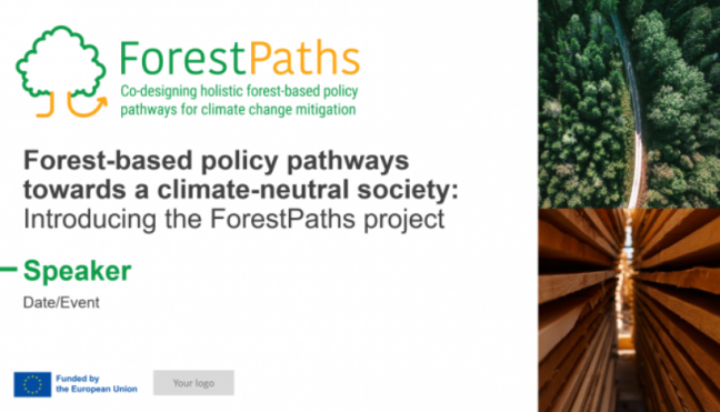 Introducing the ForestPaths project