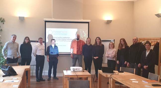 ForestPaths presented at the European Forestry House