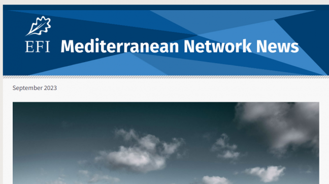 EFIMED's latest newsletter shines a light on ForestPaths' models note