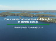 Facing climate change: Finnish forest owners share their experiences in newly released video
