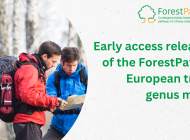 Early access release of the ForestPaths European tree genus map